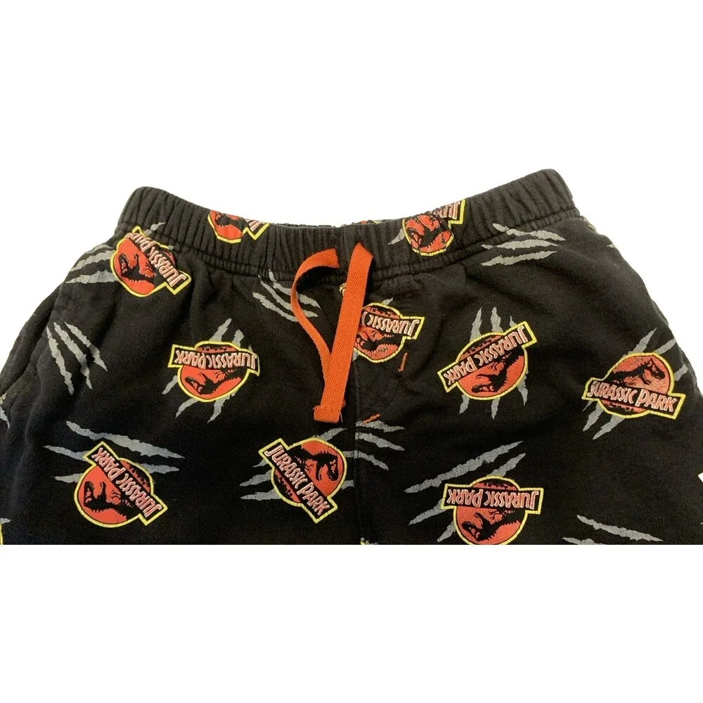 Jurassic Park Boys Youth Pajama Lounge Shorts 10/11 Dinosaur